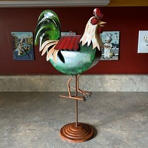 Cute metal rooster